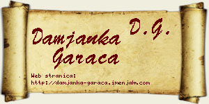 Damjanka Garača vizit kartica